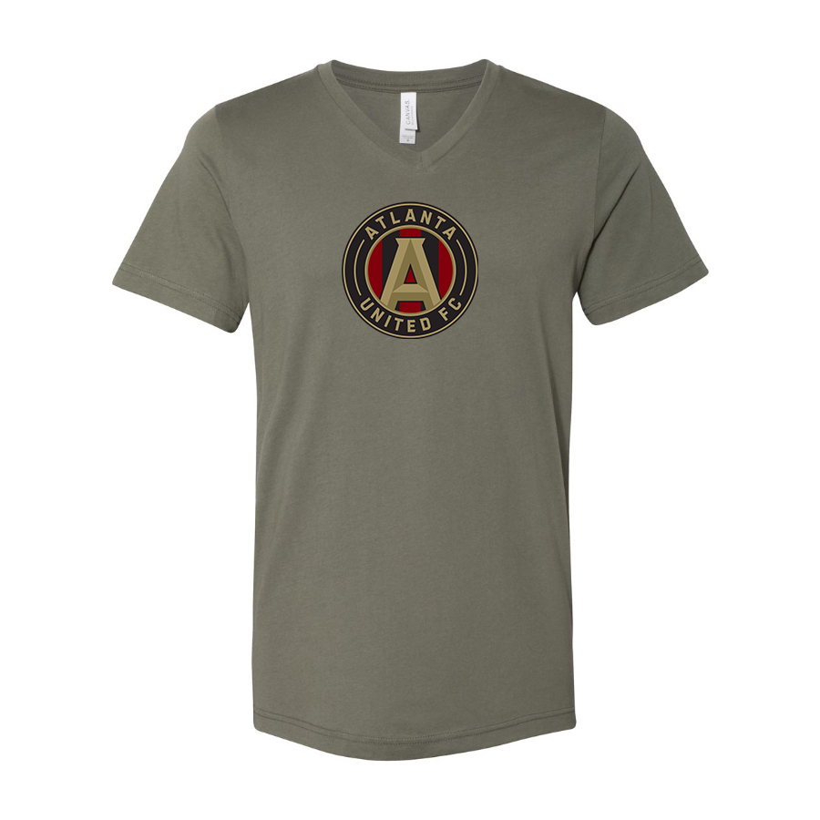 Men’s Atlana United FC - BELLA + CANVAS - Jersey V-Neck Tee - 3005