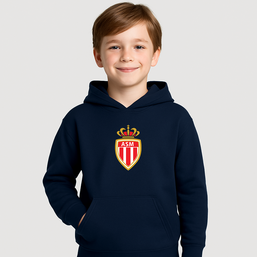 Youth Kids AS Monaco FC Pullover Hoodie