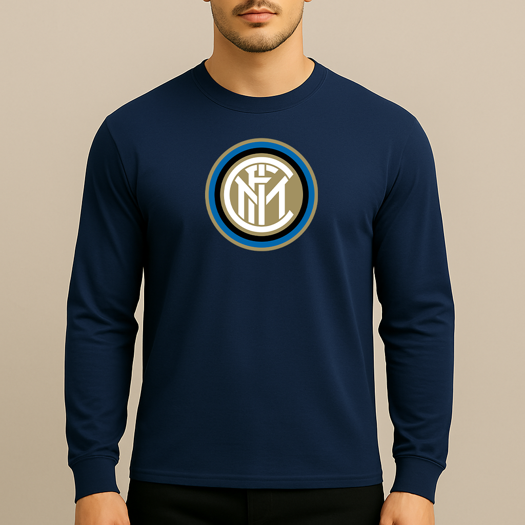 Men's Inter Milan Soccer Long Sleeve T-Shirt