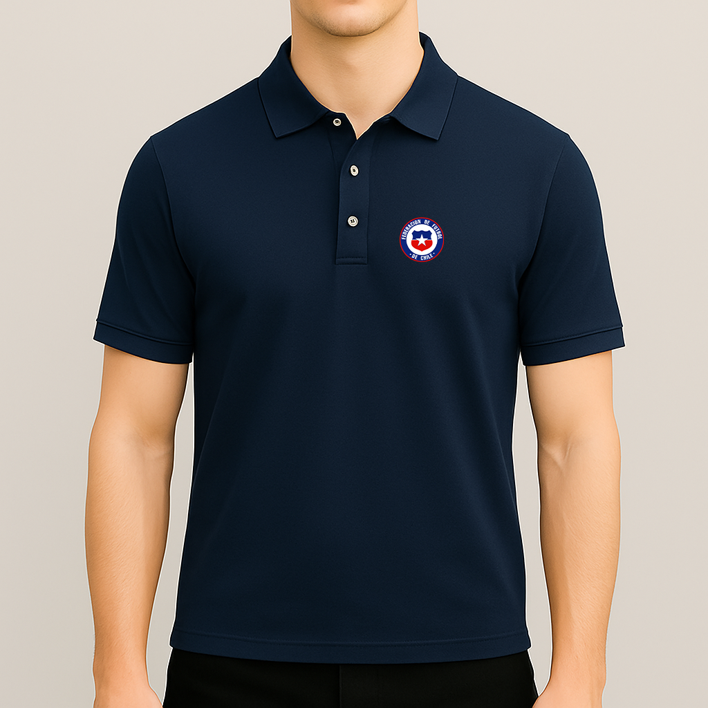 Men's Chile National Soccer Team Dry Blend Polo