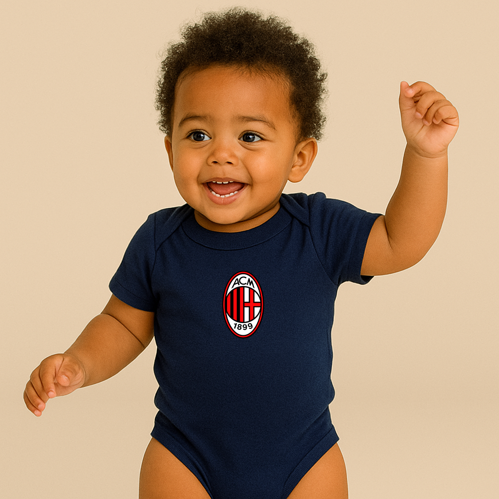 Baby AC Milan Soccer Romper Onesie