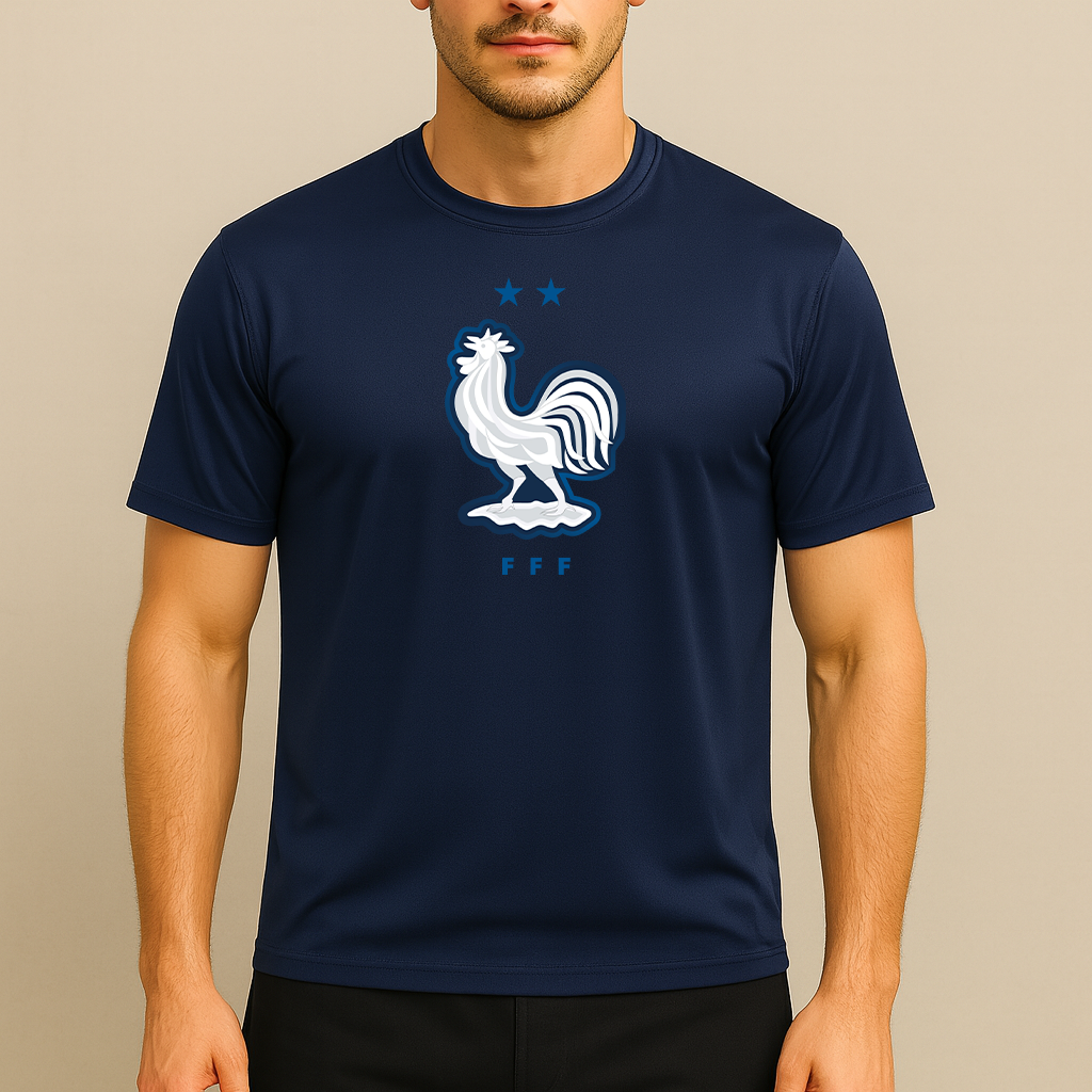 Men's France National Soccer Team Polyester T-Shirt