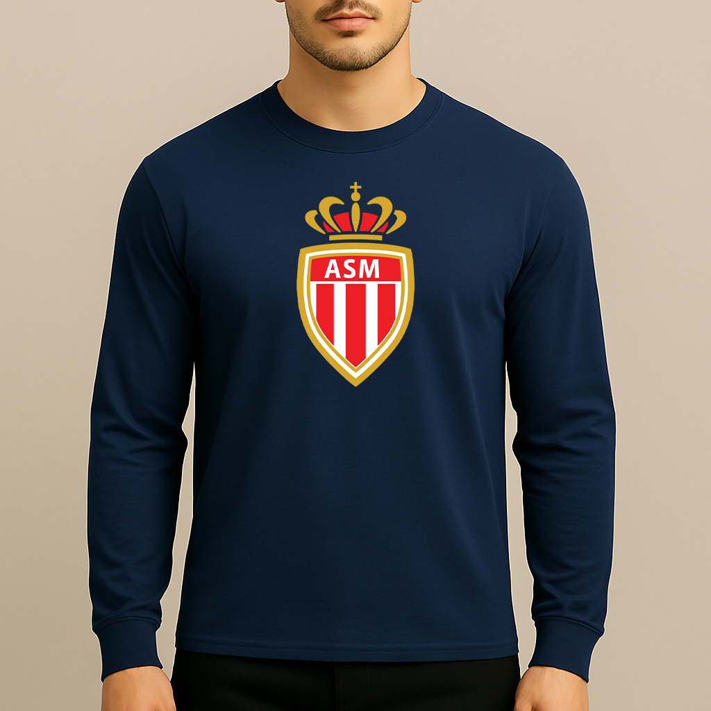 Men's AS Monaco FC Long Sleeve T-Shirt