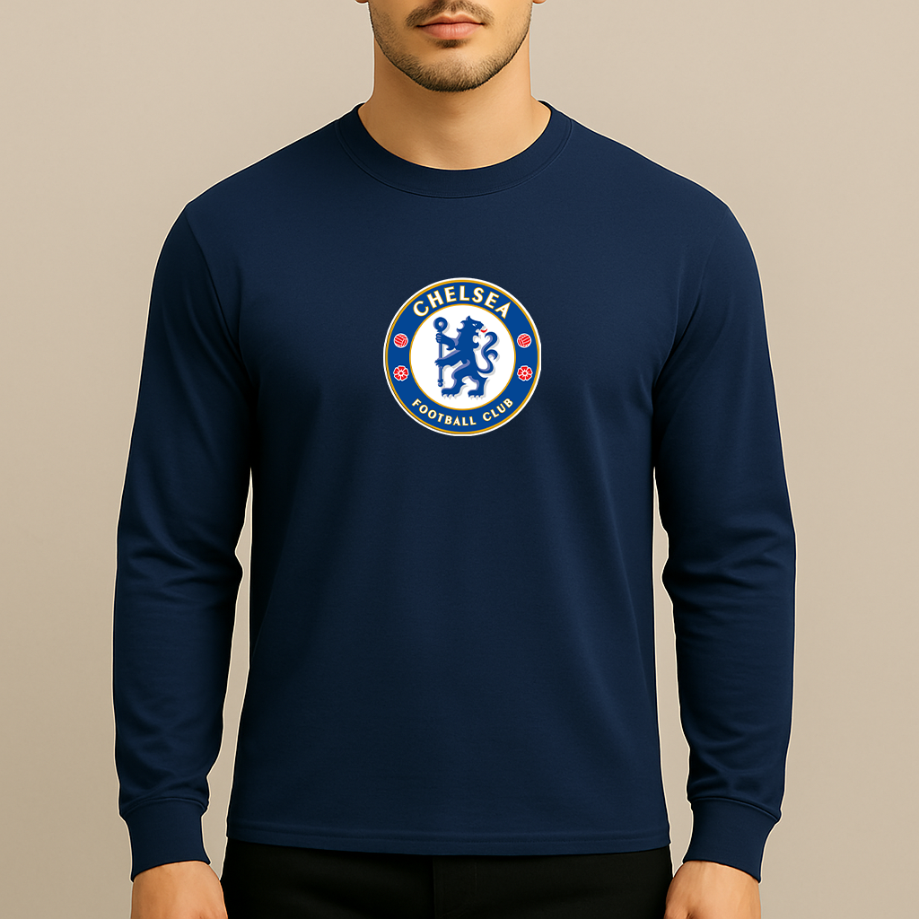 Men's Chelsea Soccer Long Sleeve T-Shirt