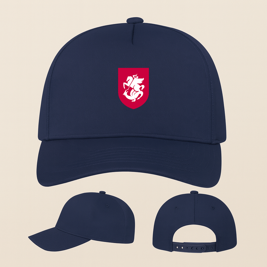 Georgia National Soccer Team Five Panel Twill Snapback Cap