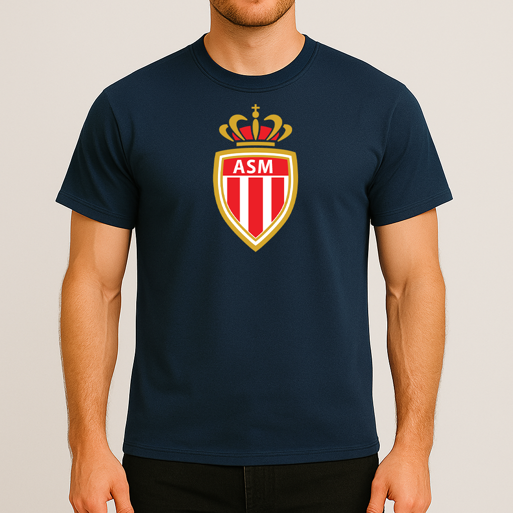 Men's AS Monaco FC Cotton T-Shirt
