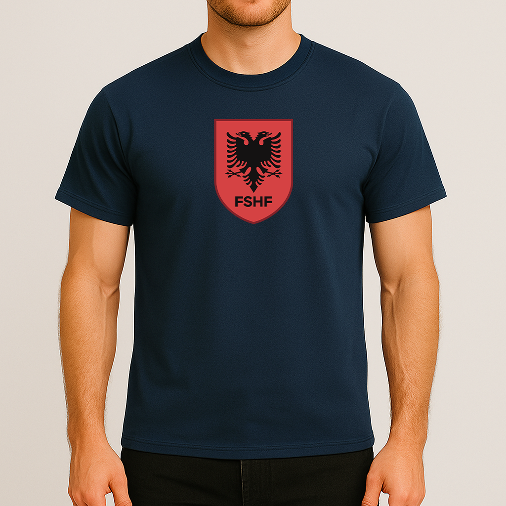 Men's Albania National Soccer Team Cotton T-Shirt
