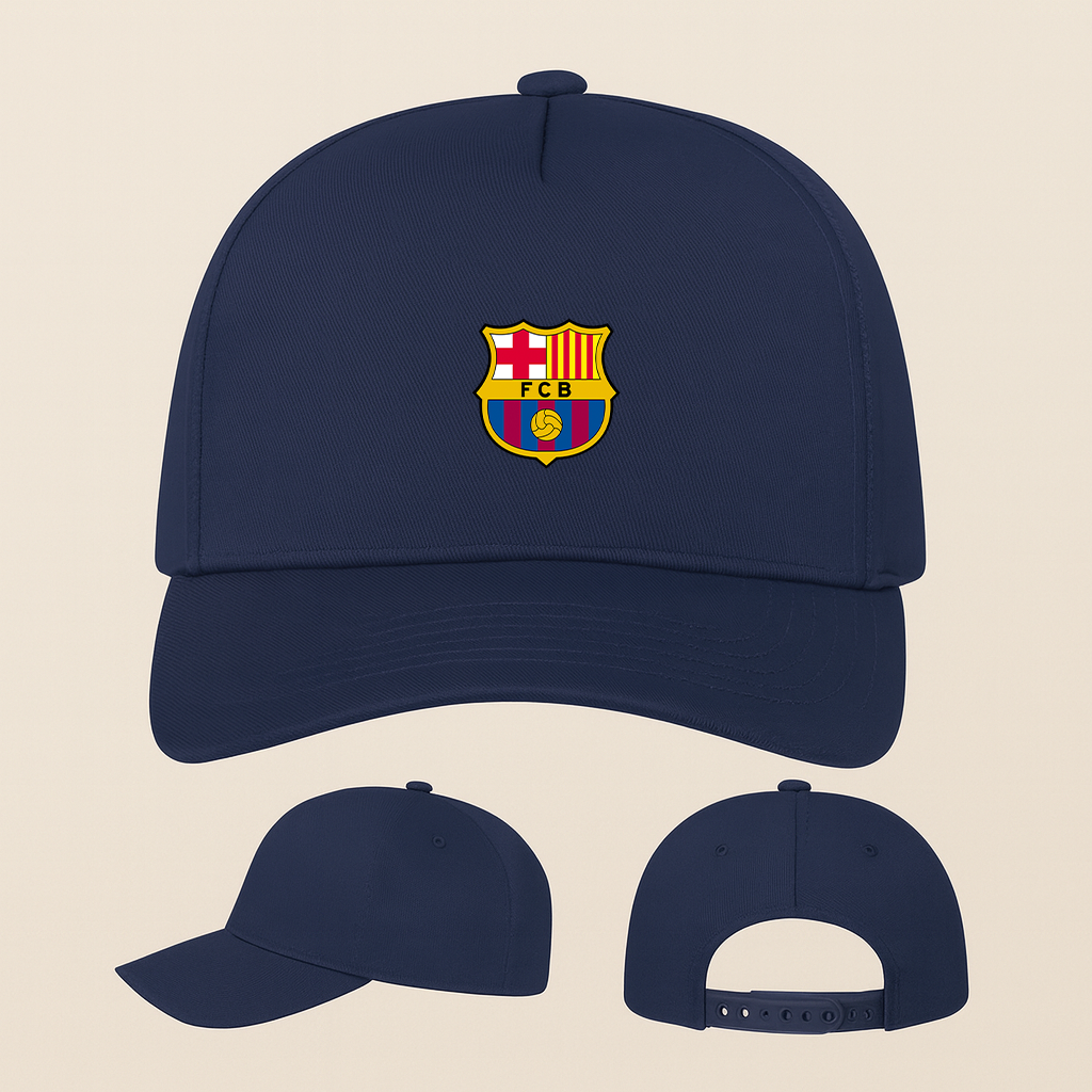 F.C. Barcelona Soccer Five Panel Twill Snapback Cap