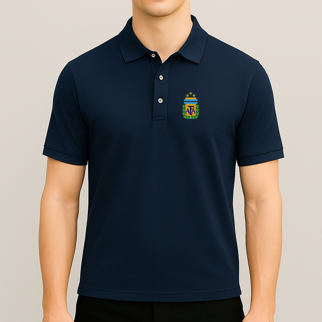Men's Argentina National Soccer Team Dry Blend Polo