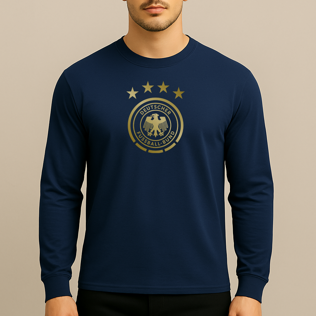 Men's Germany Soccer Long Sleeve T-Shirt