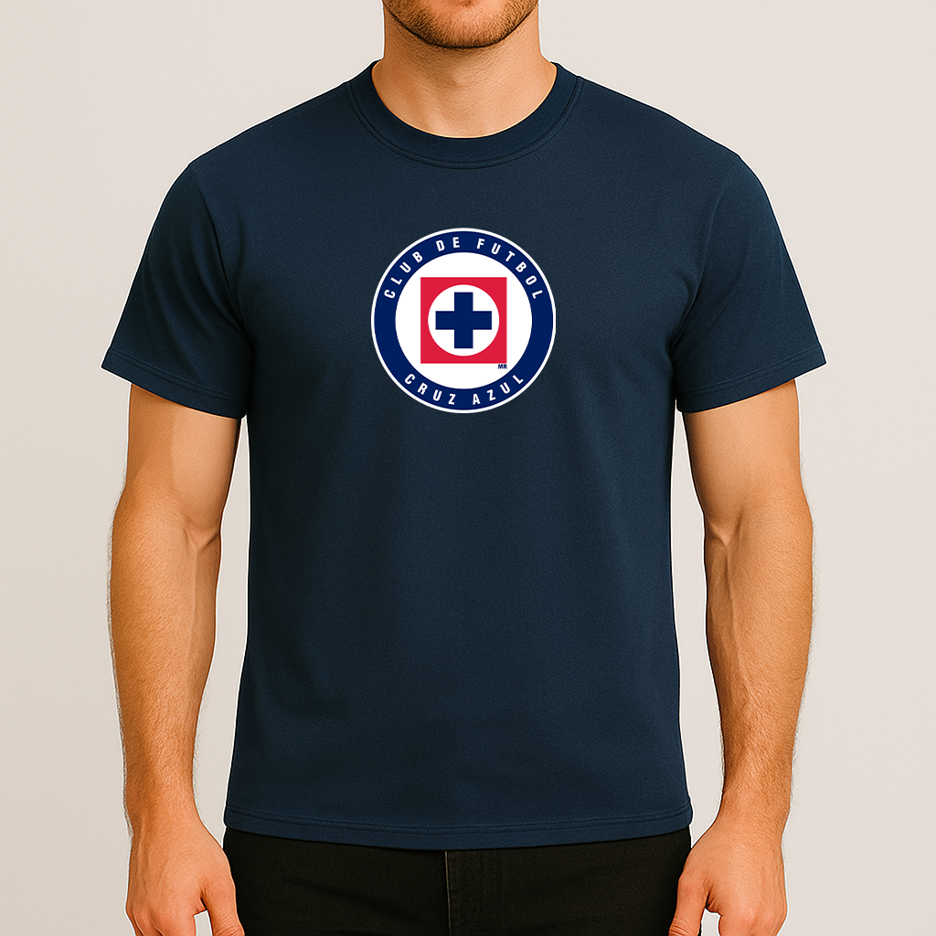 Men's Cruz Azul Football Club Cotton T-Shirt