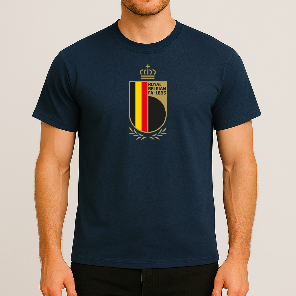 Men's Belgium National Soccer Team Cotton T-Shirt