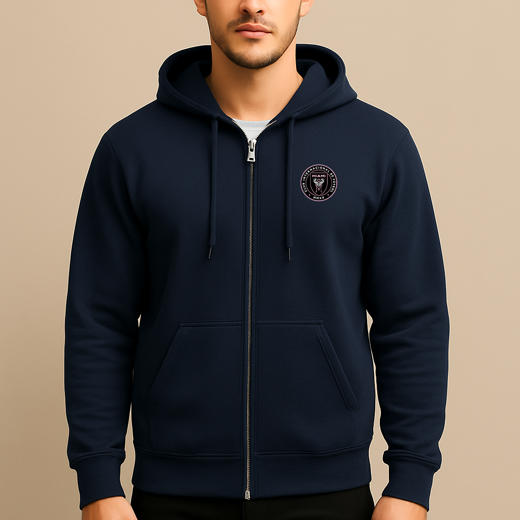 Men's Inter Miami FC Zipper Hoodie