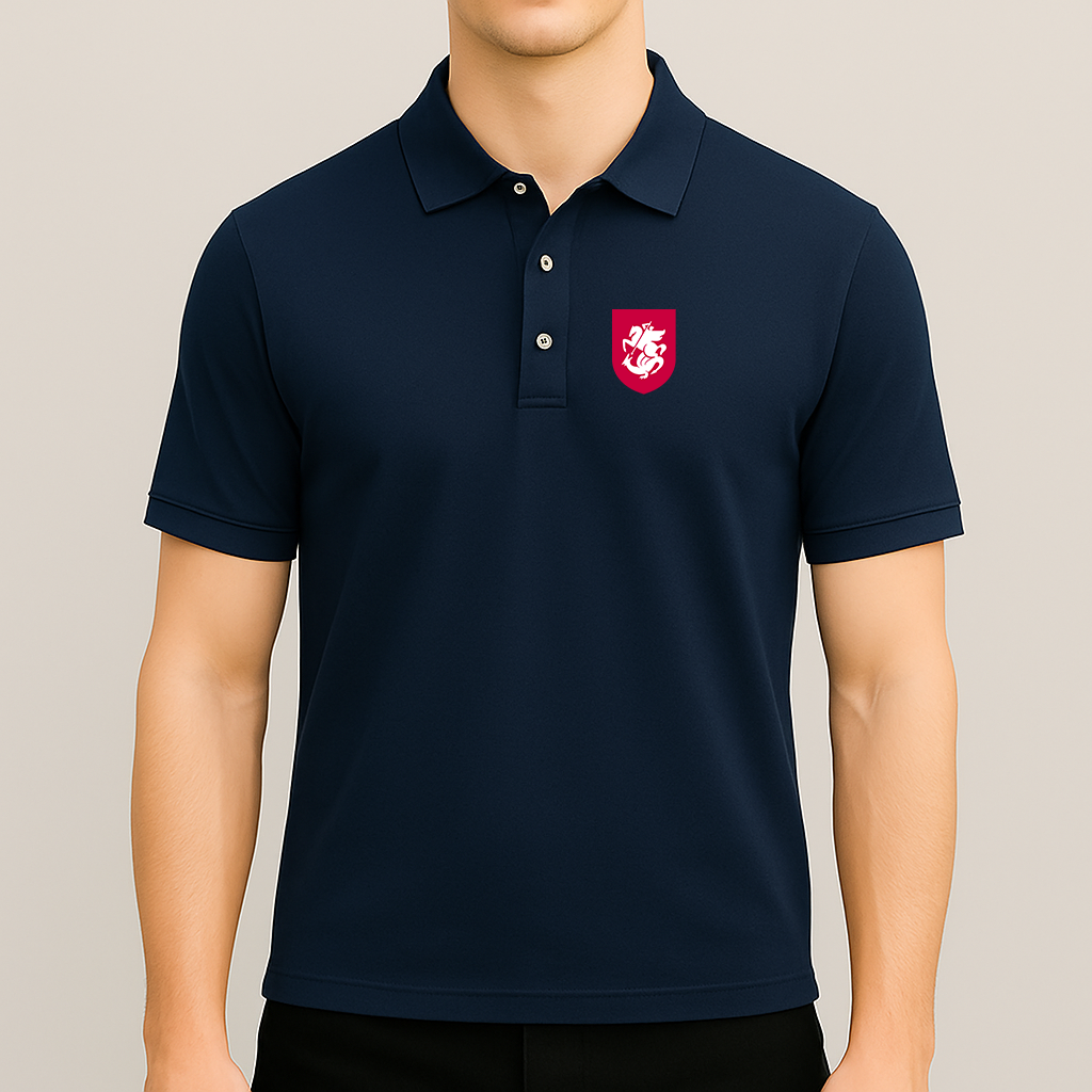 Men's Georgia National Soccer Team Dry Blend Polo