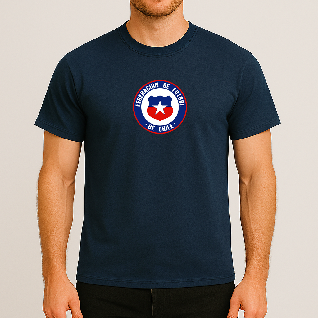 Men's Chile National Soccer Team Cotton T-Shirt