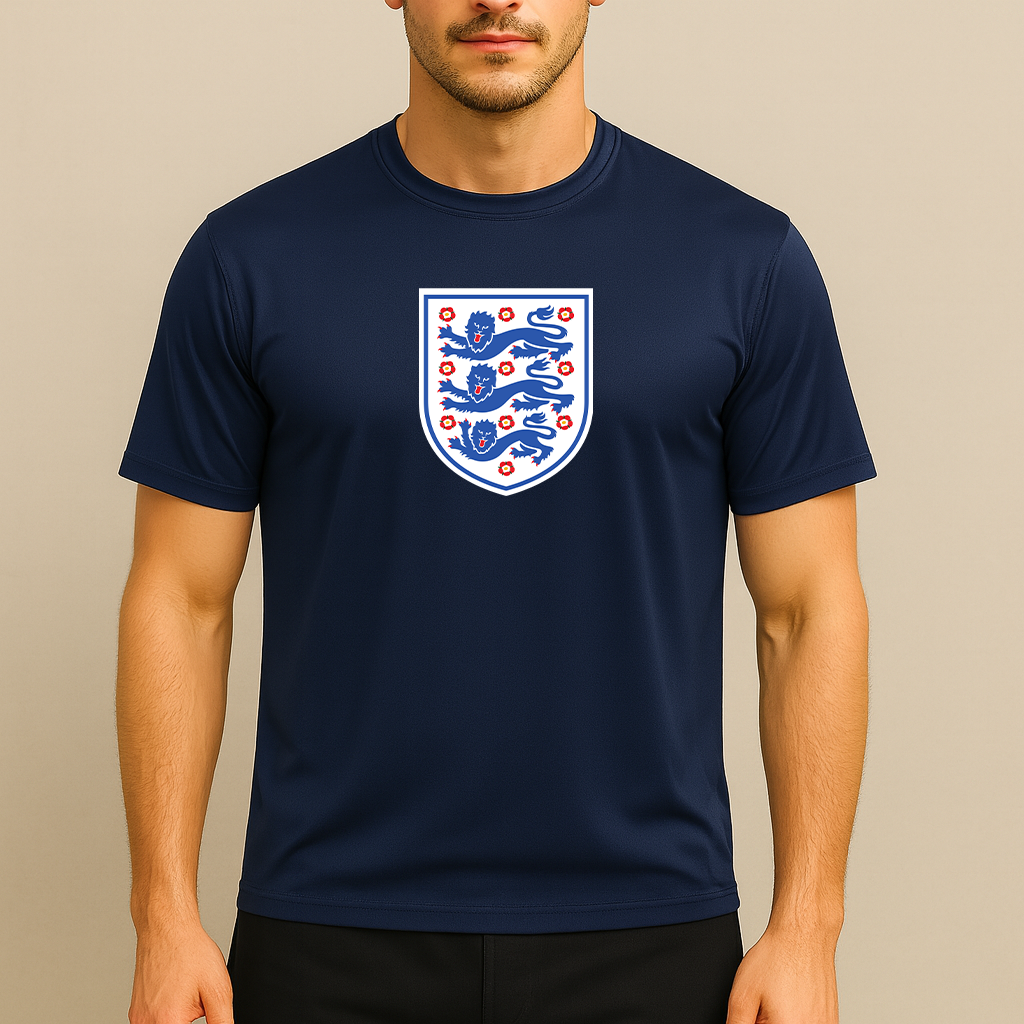 Men's England National Football Team Polyester T-Shirt