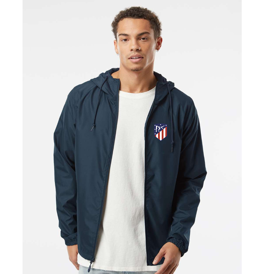 Men’s Atletico Madrid FC - Independent Trading Co. - Lightweight Windbreaker Full-Zip Jacket - EXP54LWZ
