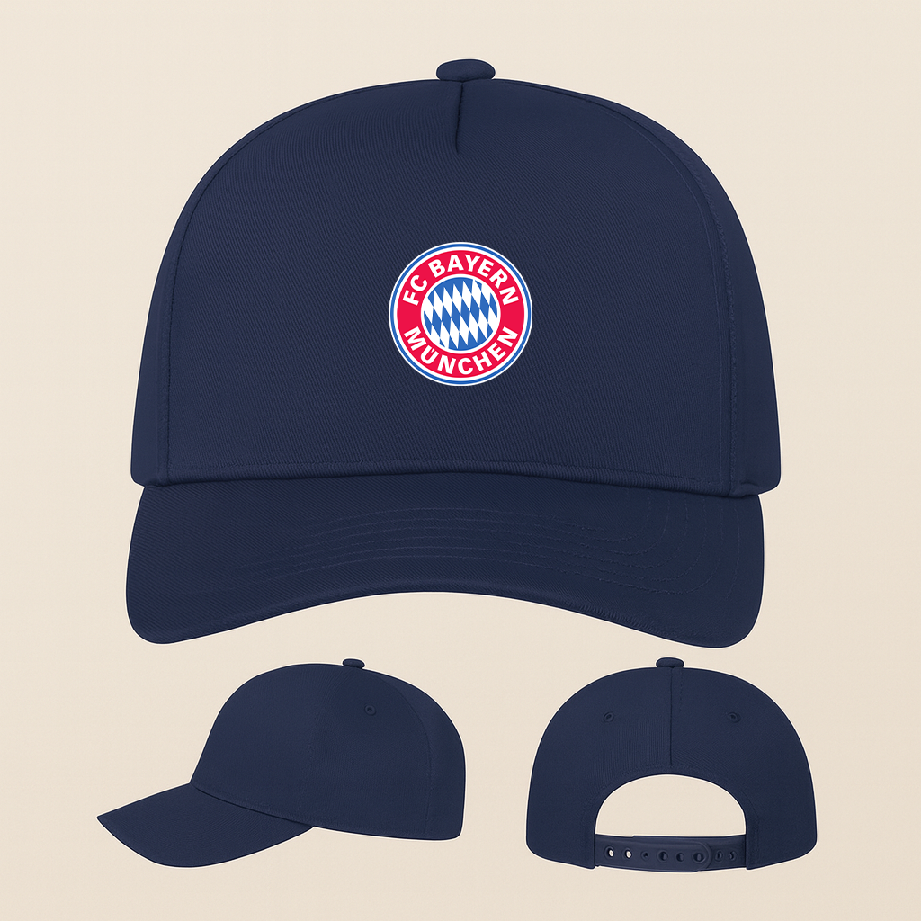 F.C. Bayern Munchen Soccer Five Panel Twill Snapback Cap