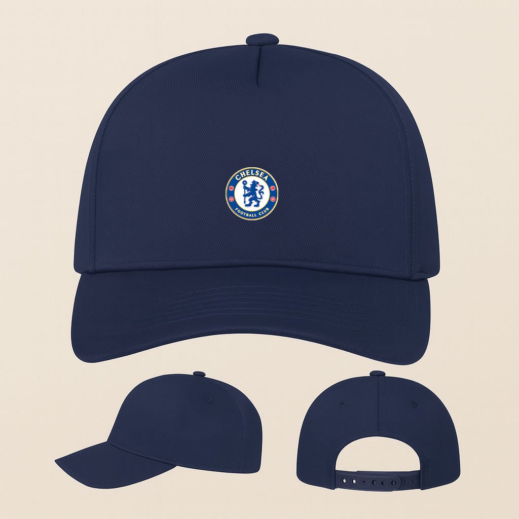 Chelsea Soccer Five Panel Twill Snapback Cap