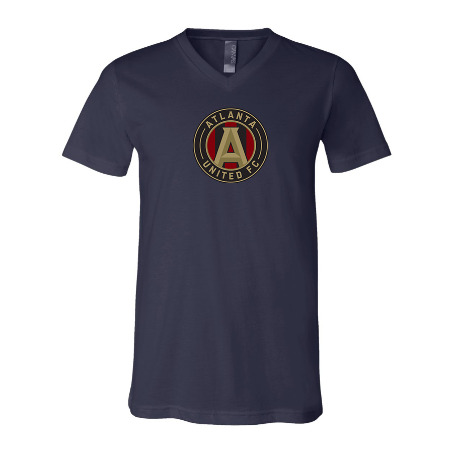 Men’s Atlana United FC - BELLA + CANVAS - Jersey V-Neck Tee - 3005