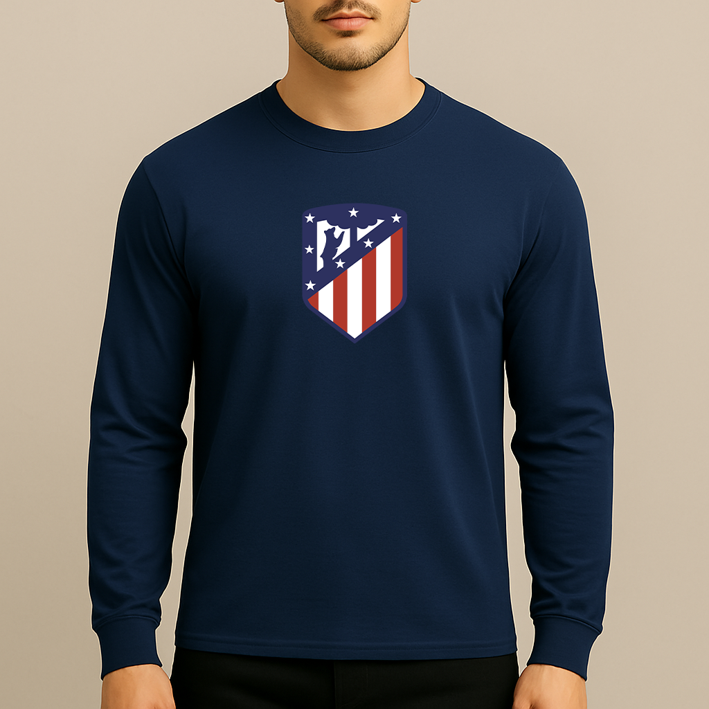 Men's Atletico Madrid FC Long Sleeve T-Shirt