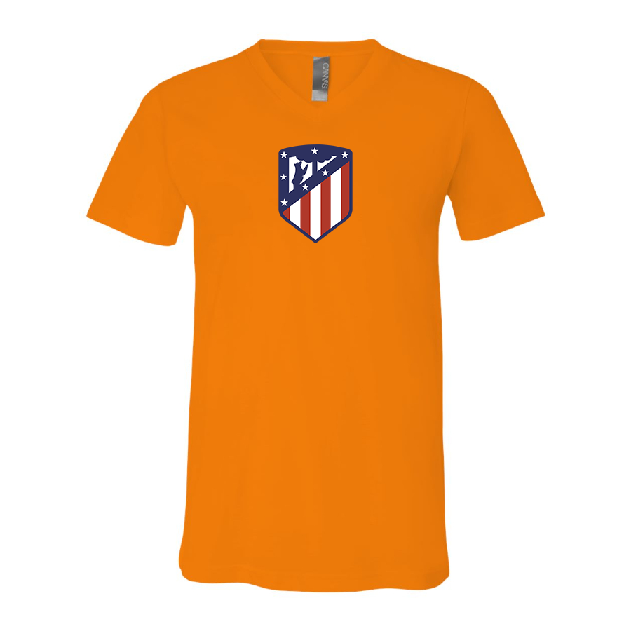 Men’s Atletico Madrid FC - BELLA + CANVAS - Jersey V-Neck Tee - 3005