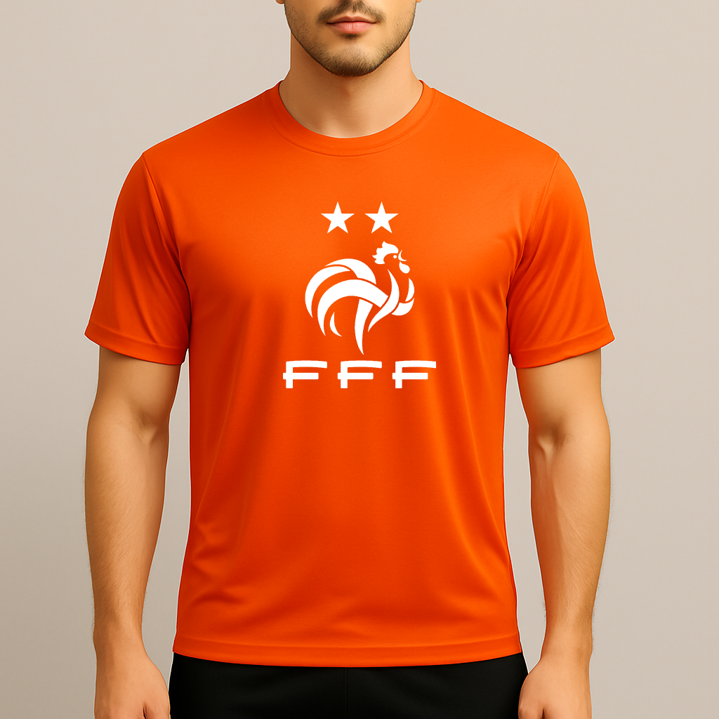 Men's France Soccer Polyester T-Shirt