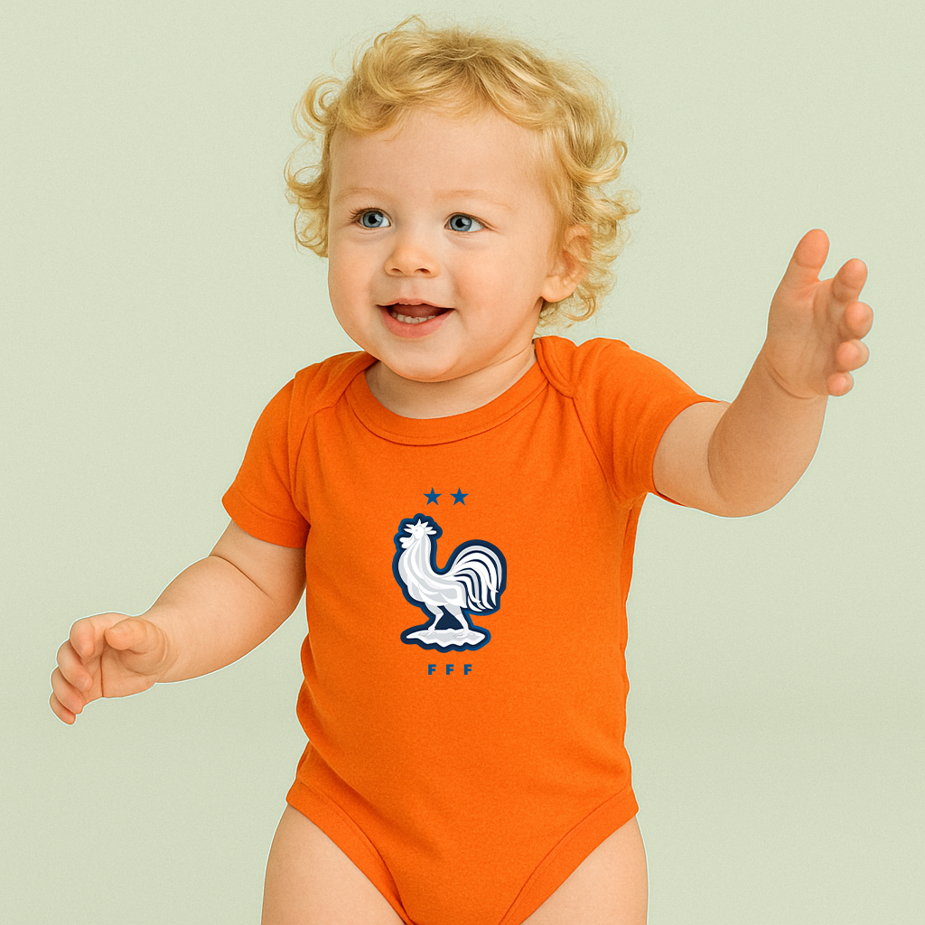 France National Soccer Team Baby Romper Onesie