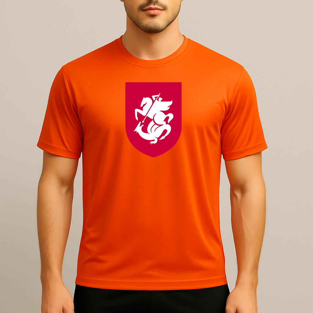 Men's Georgia National Soccer Team Polyester T-Shirt