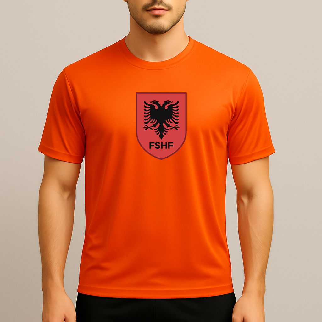 Men's Albania National Soccer Team Polyester T-Shirt