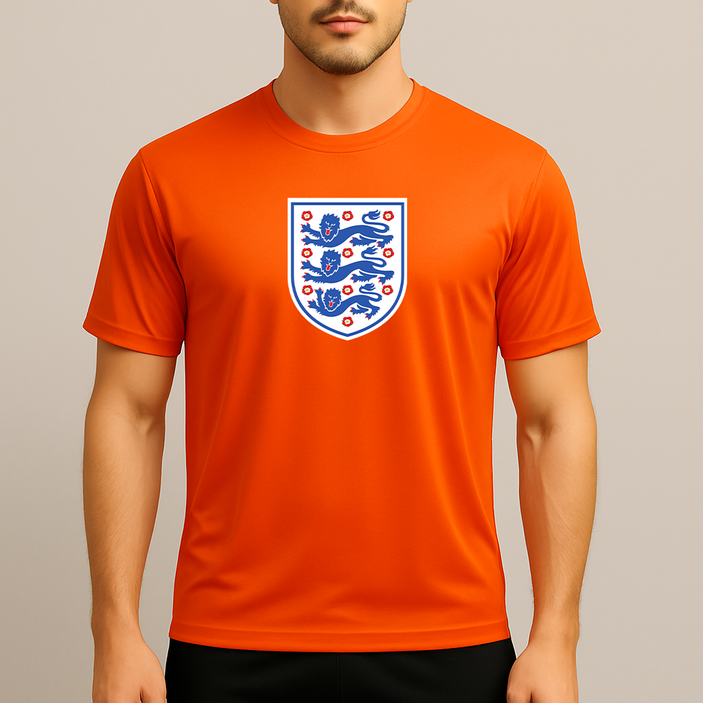 Men's England National Football Team Polyester T-Shirt