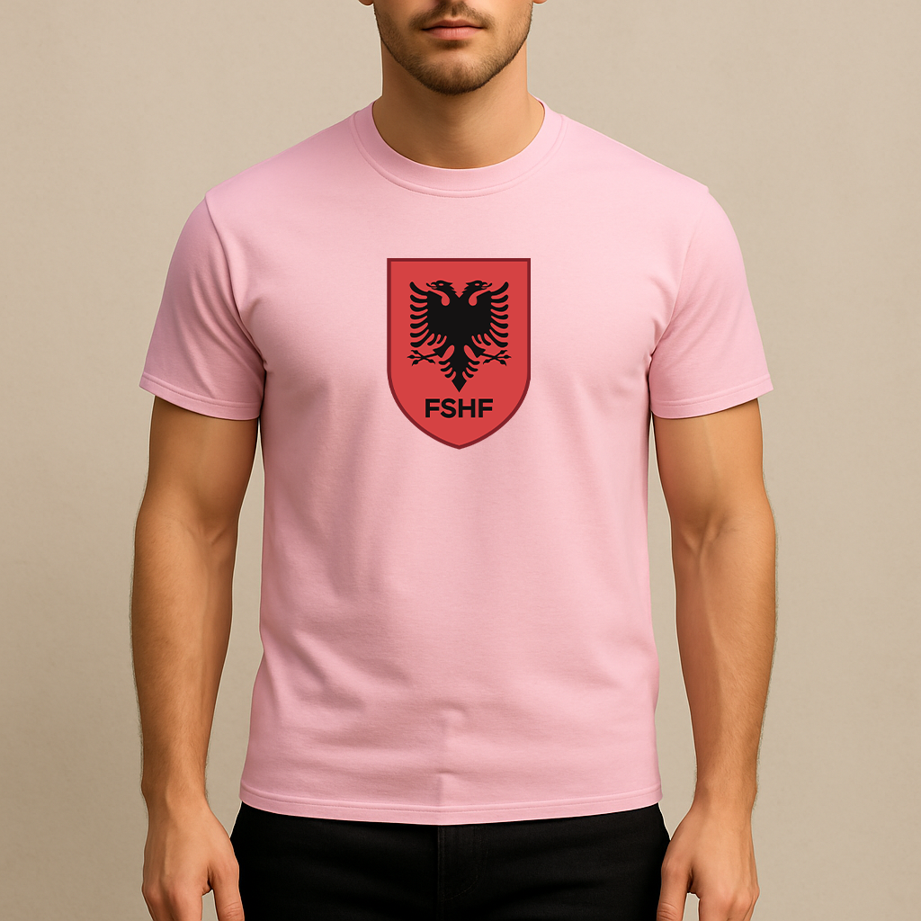 Men's Albania National Soccer Team Cotton T-Shirt