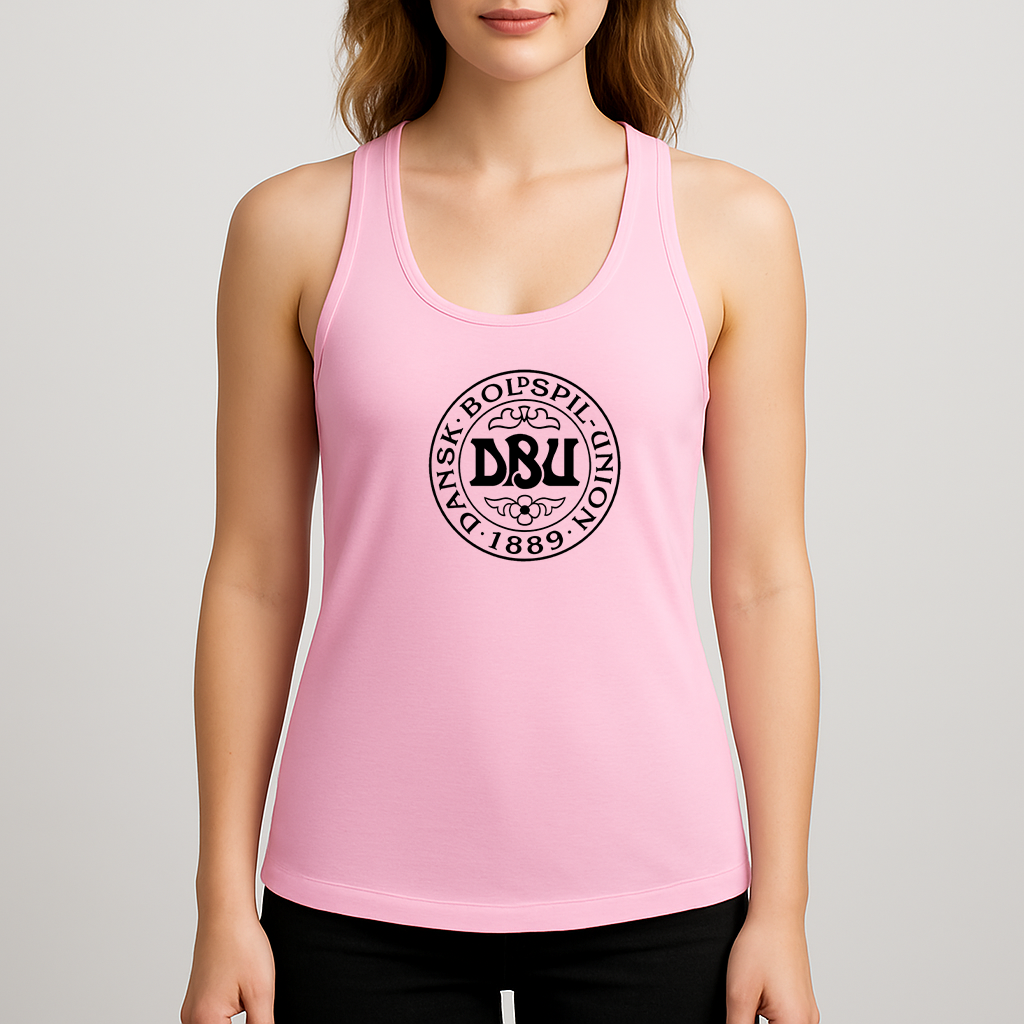 Women's Denmark Soccer Racerback Tank Top
