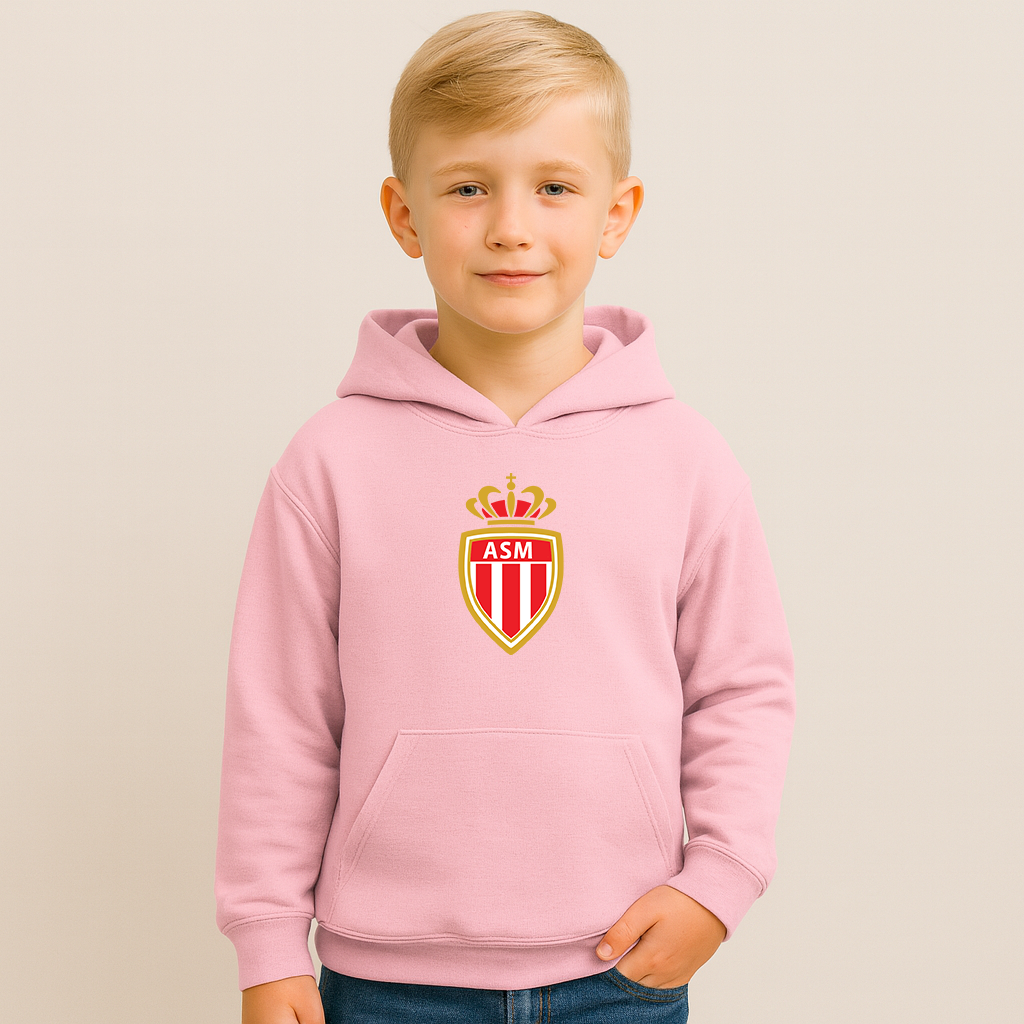 Youth Kids AS Monaco FC Pullover Hoodie
