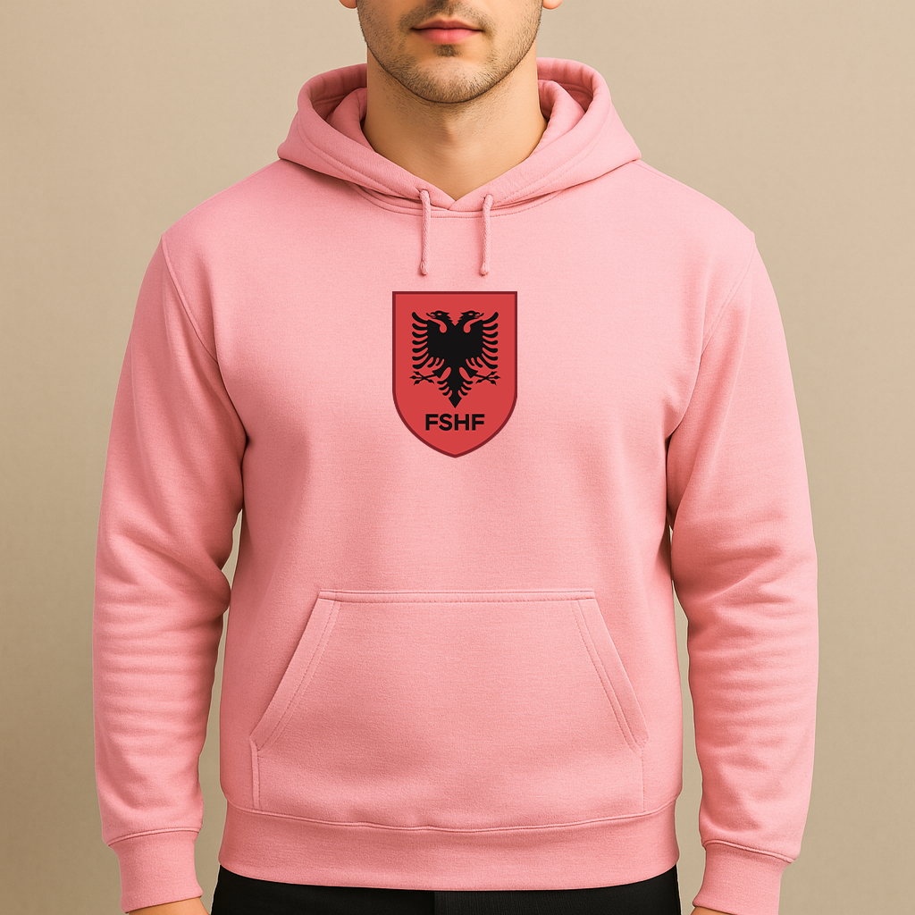 Men's Albania National Soccer Team Pullover Hoodie