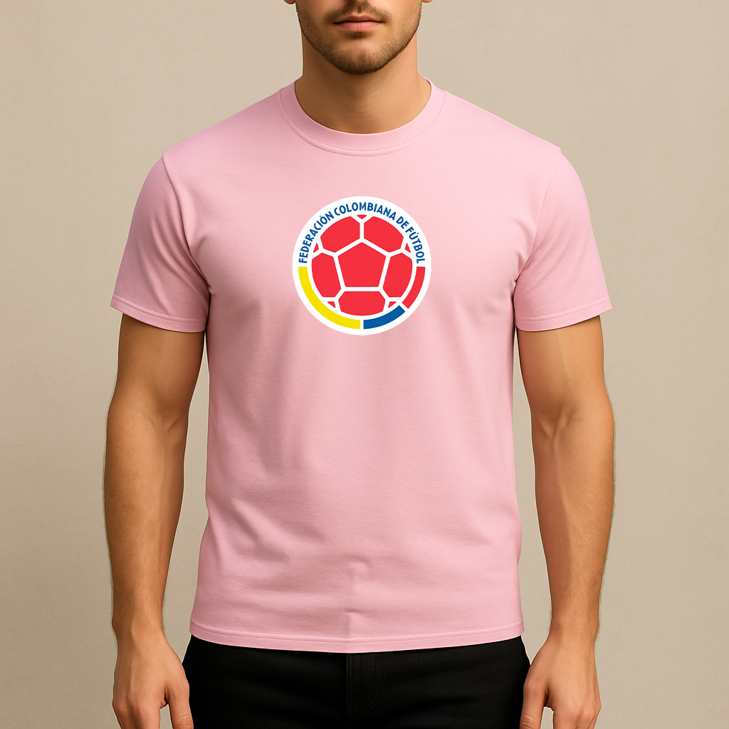 Men's Colombia National Soccer Team Cotton T-Shirt