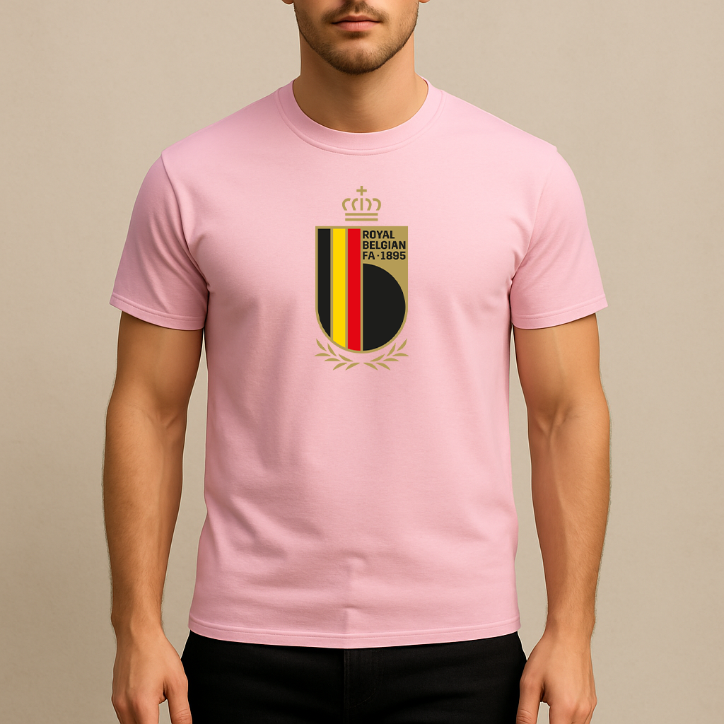 Men's Belgium National Soccer Team Cotton T-Shirt