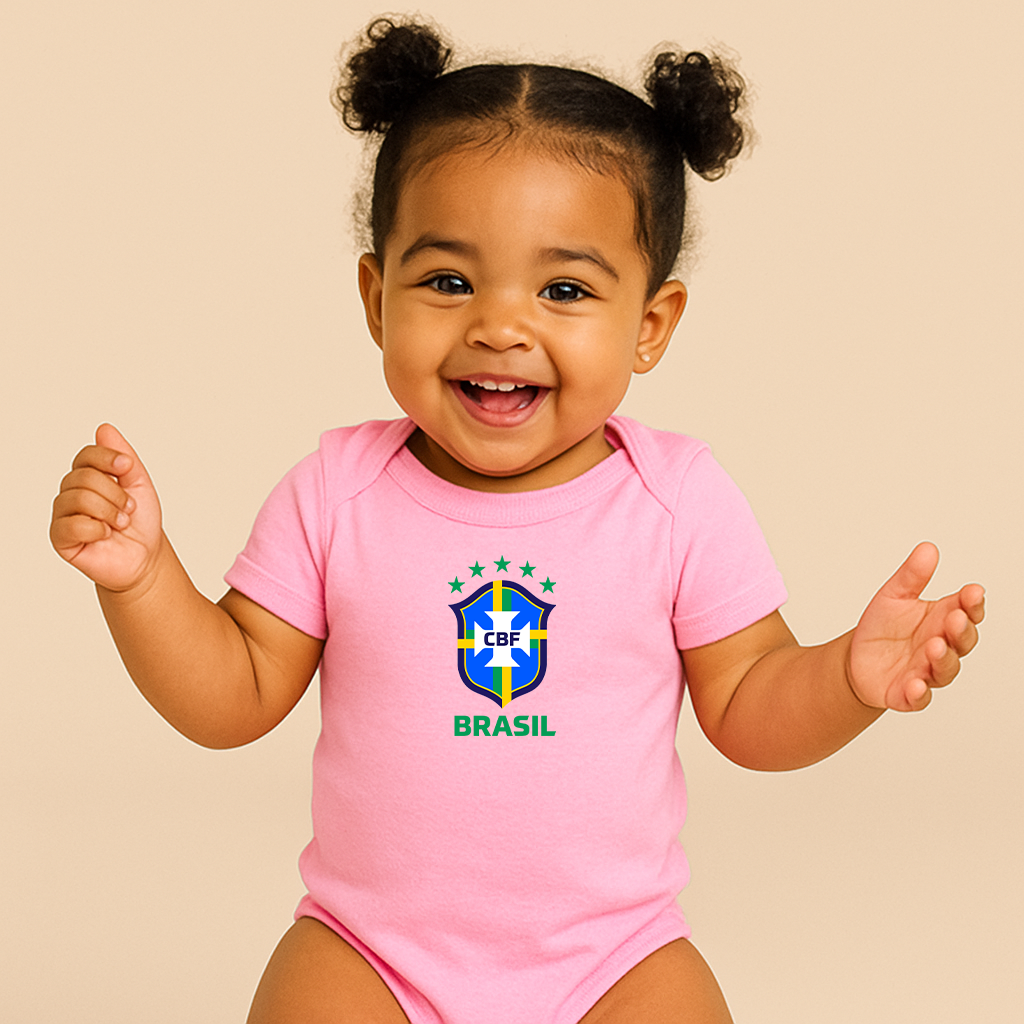 Brasil National Soccer Team Baby Romper Onesie