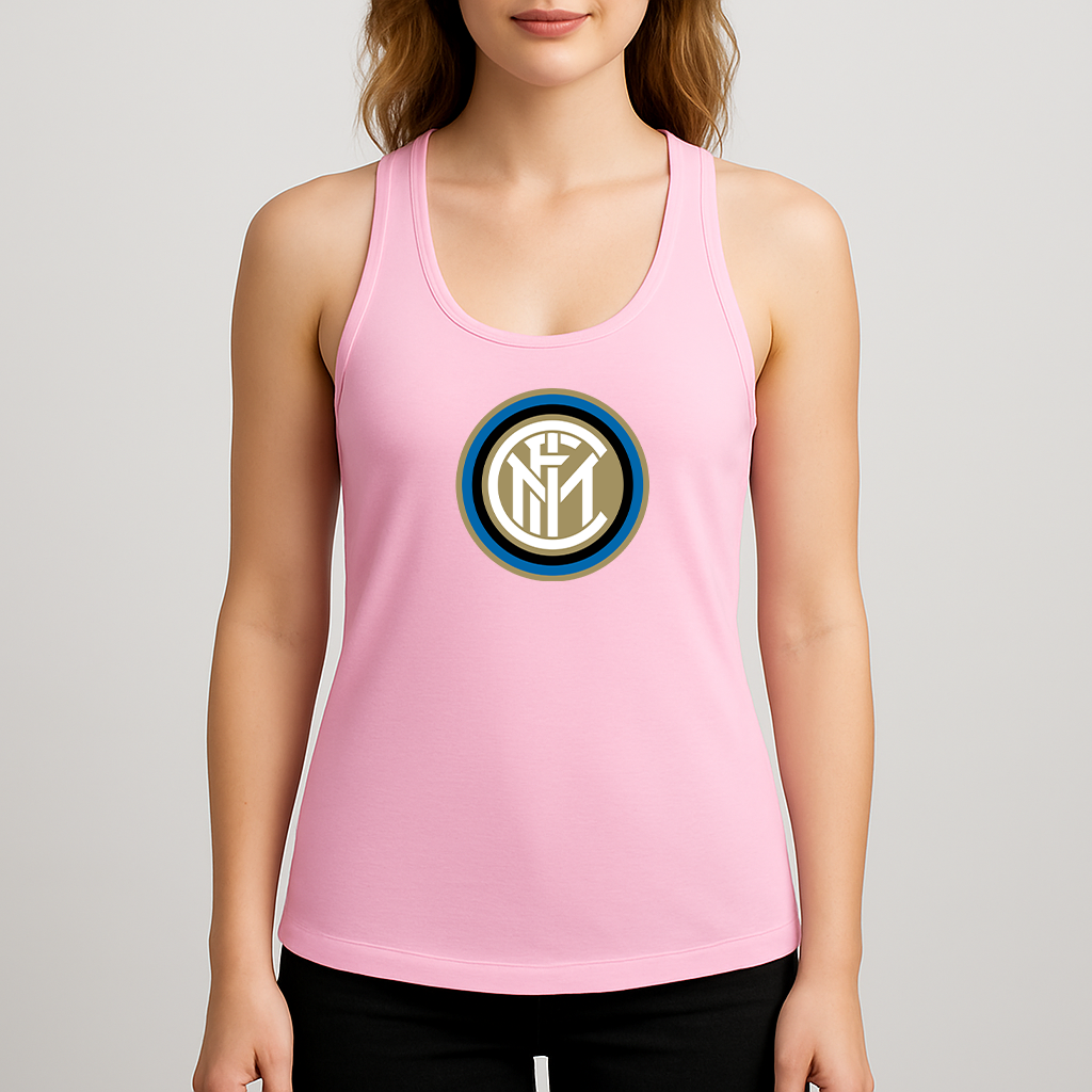Women's Inter Milan Soccer Racerback Tank Top