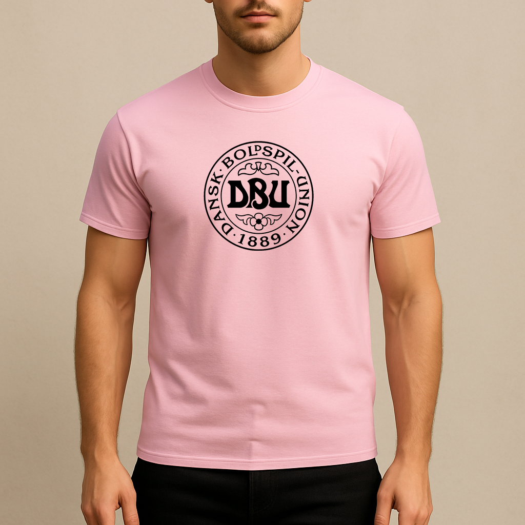 Men's Denmark Soccer Cotton T-Shirt
