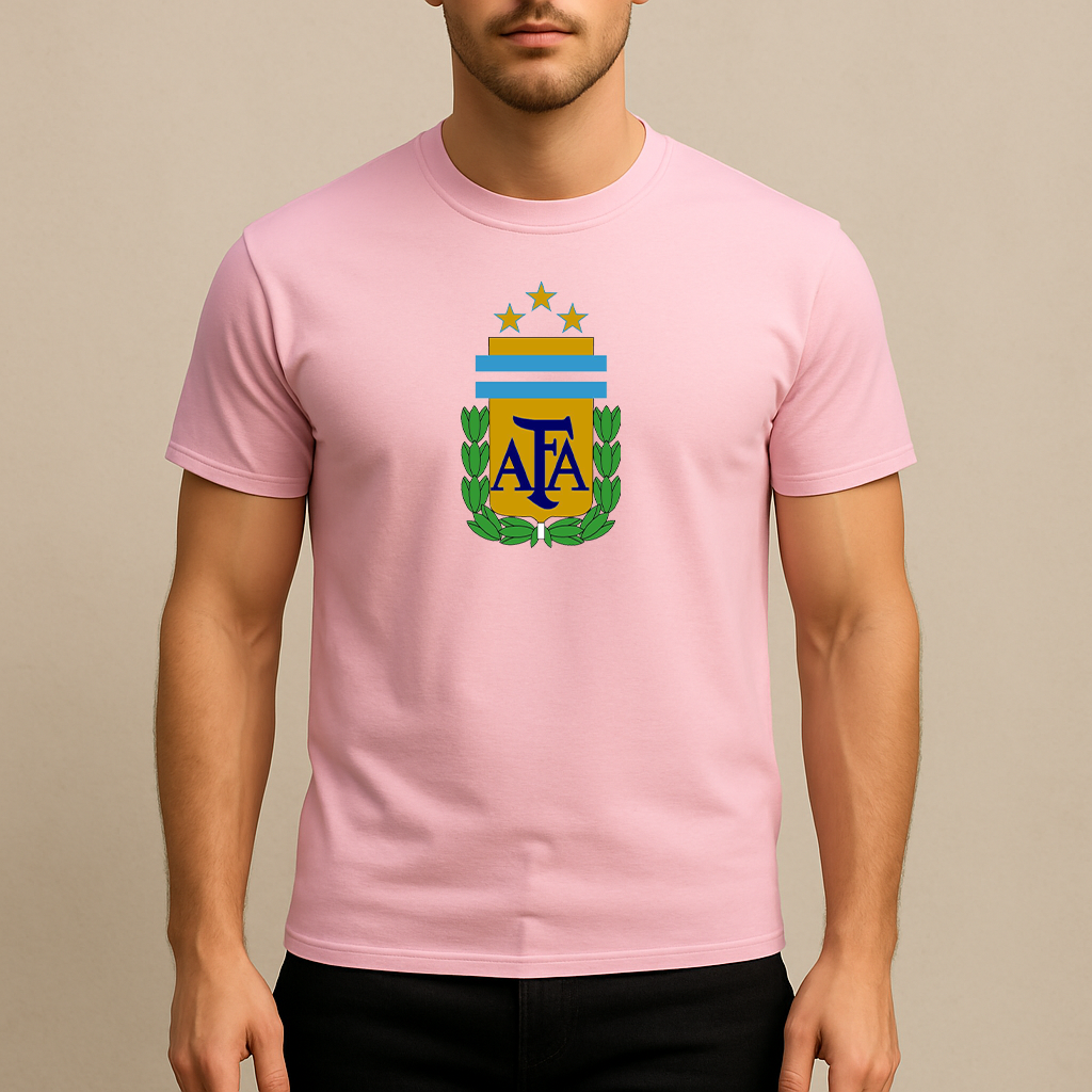 Men's Argentina National Soccer Team Cotton T-Shirt