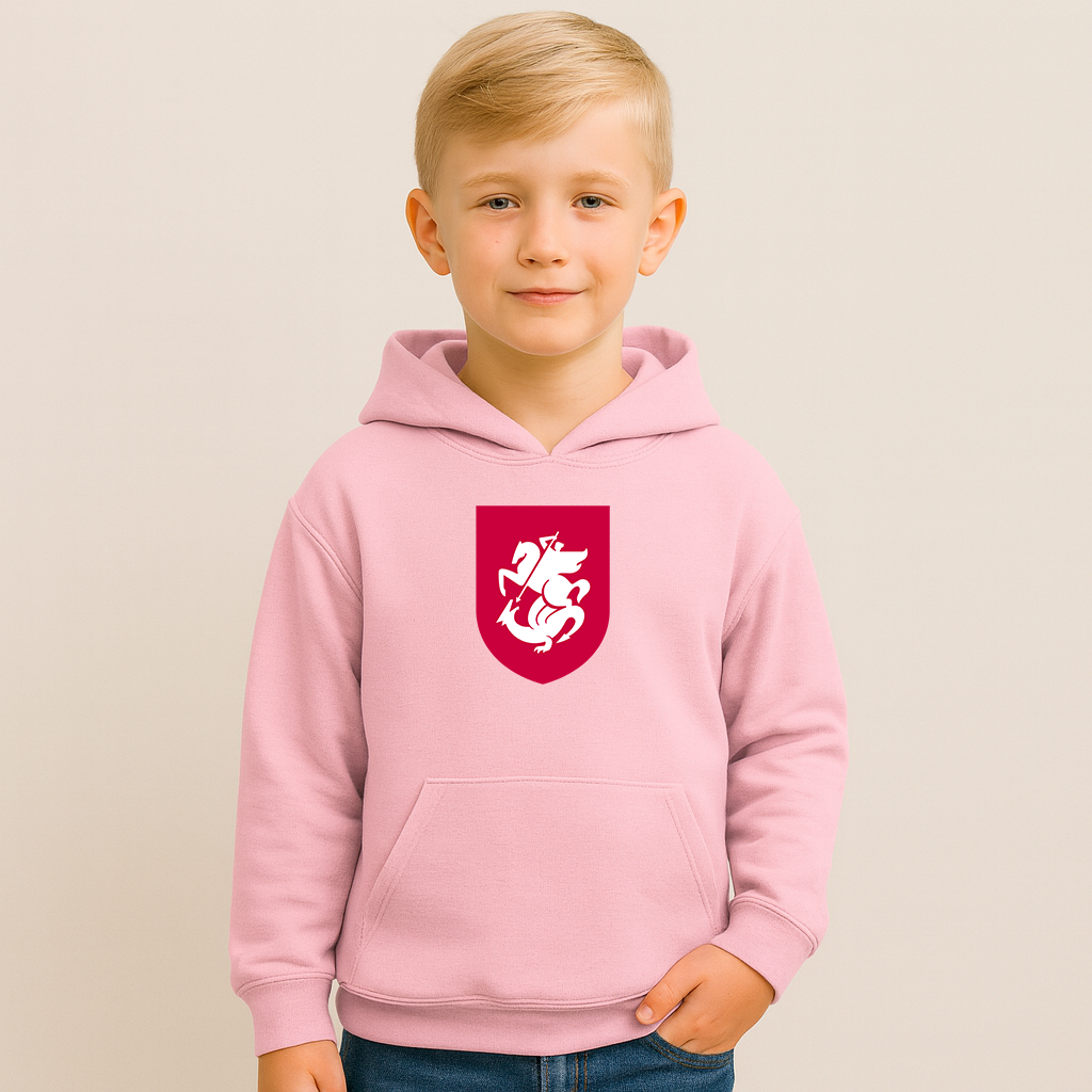 Youth Kids Georgia National Soccer Team Pullover Hoodie