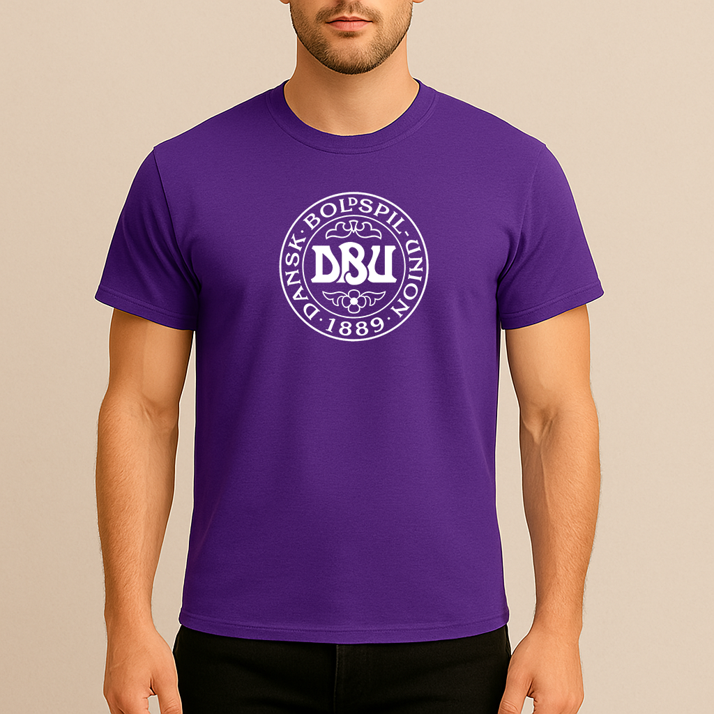 Men's Denmark Soccer Cotton T-Shirt