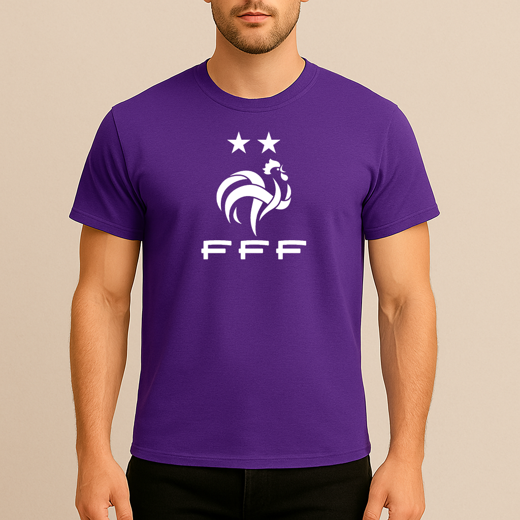 Men's France Soccer Cotton T-Shirt