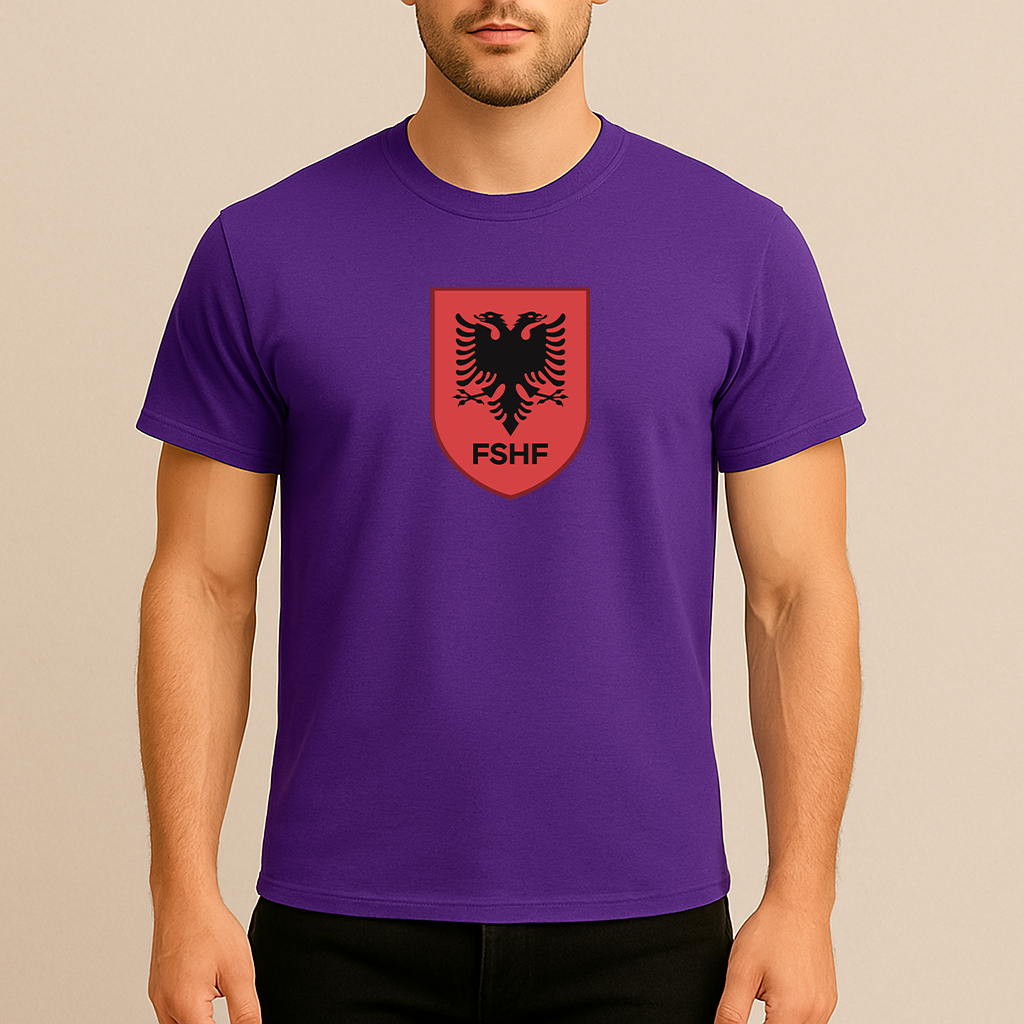 Men's Albania National Soccer Team Cotton T-Shirt
