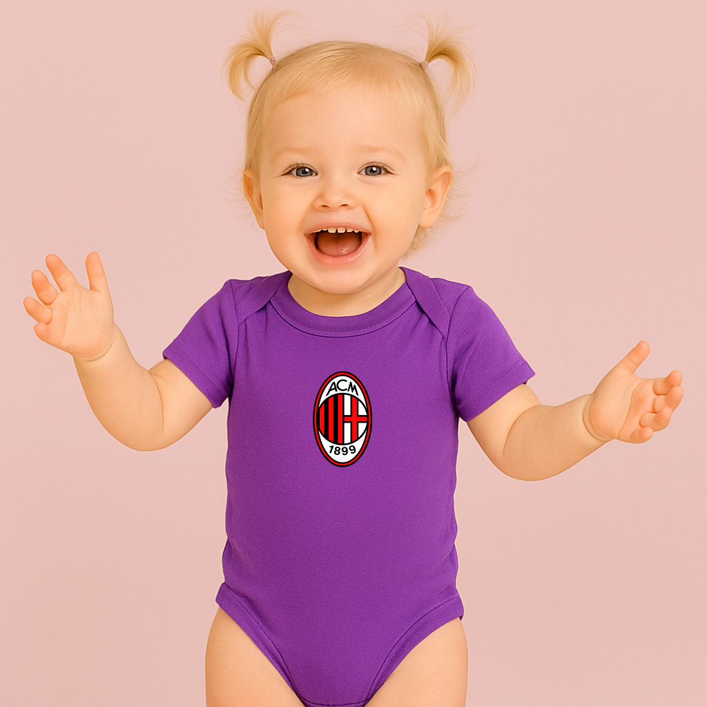 Baby AC Milan Soccer Romper Onesie