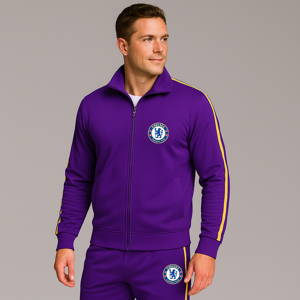 Men's Chelsea Soccer Logo Dry-Fit TrackSuit