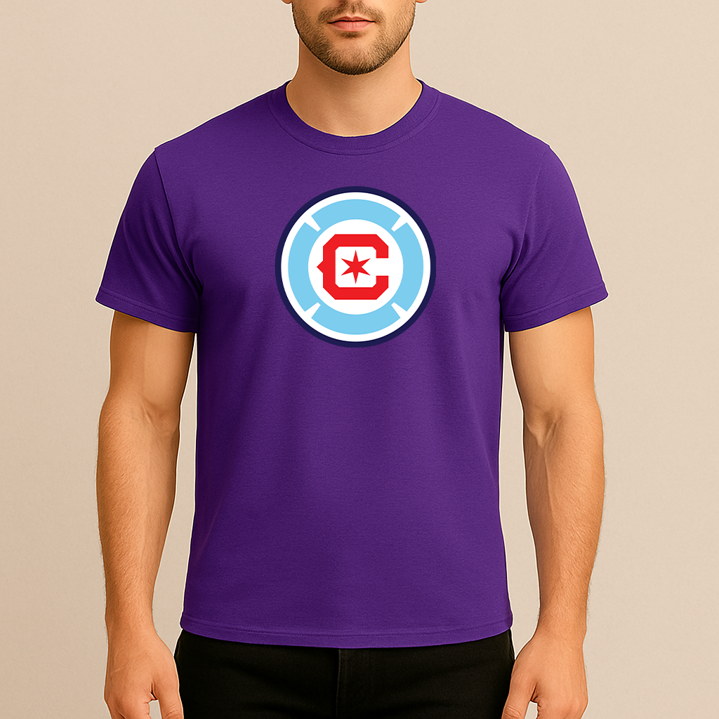 Men's Chicago Fire Soccer Cotton T-Shirt
