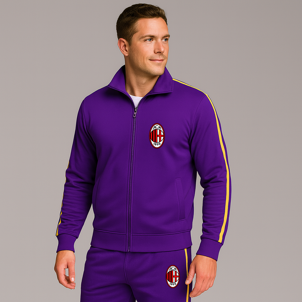 Men's AC Milan Soccer Logo Dri-Fit TrackSuit