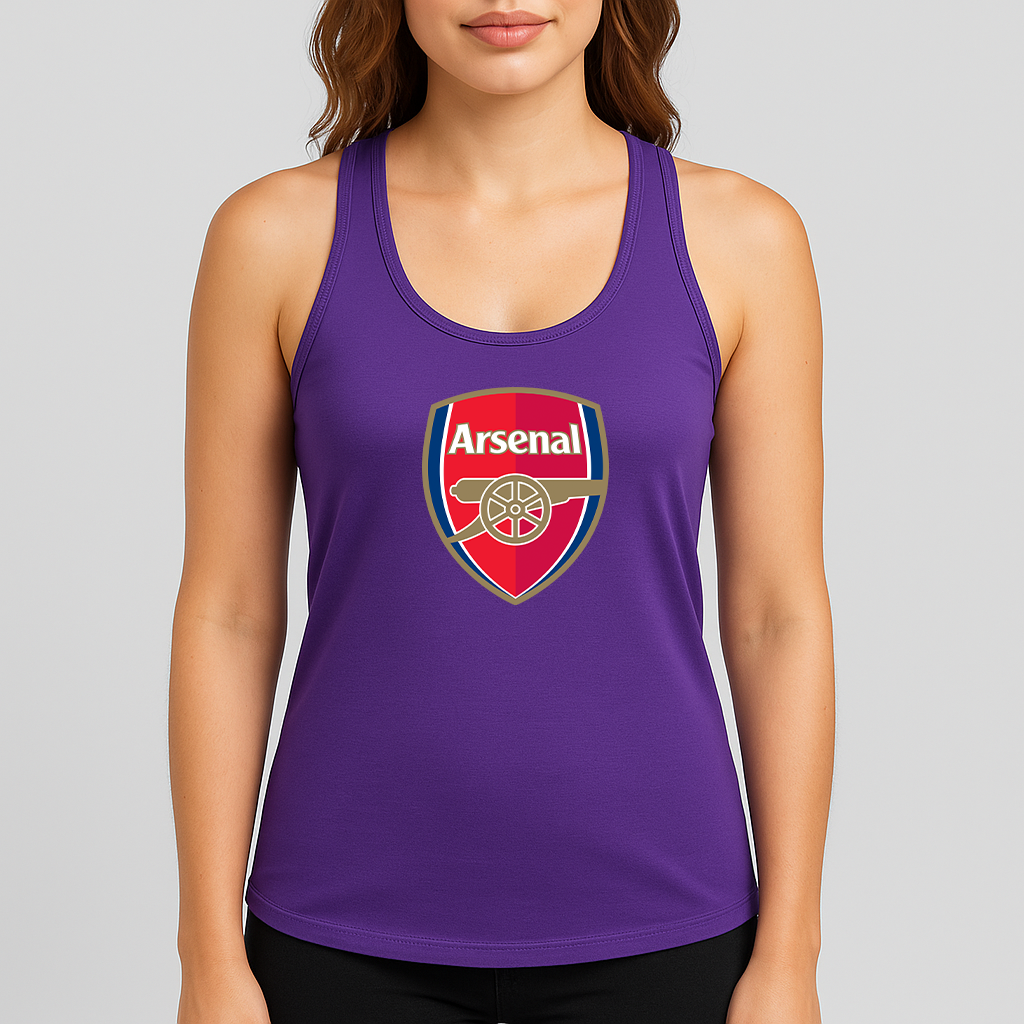 Women's Arsenal Soccer Racerback Tank Top